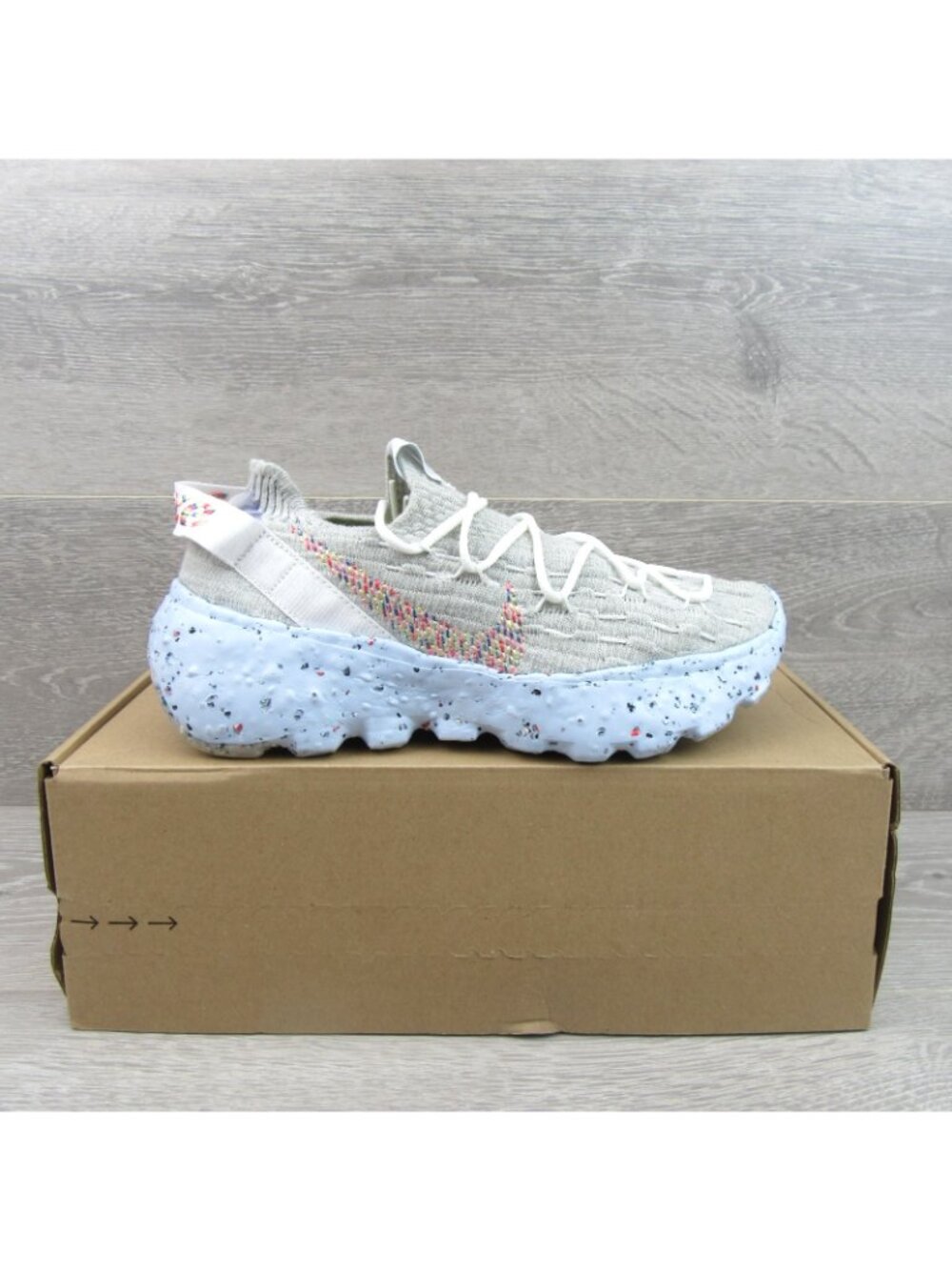 Nike Space Hippie 04 Women's Shoes Size 7.5 Summit White Multi NEW - Picture 2 of 16